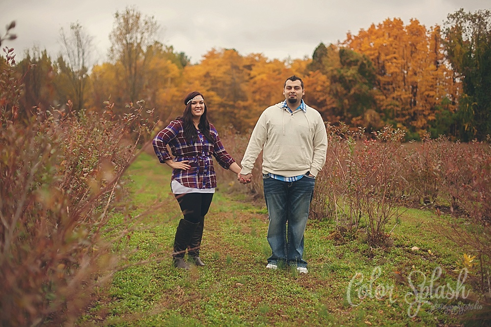 Color Splash Studio | Kalamazoo Fall Engagement Photos