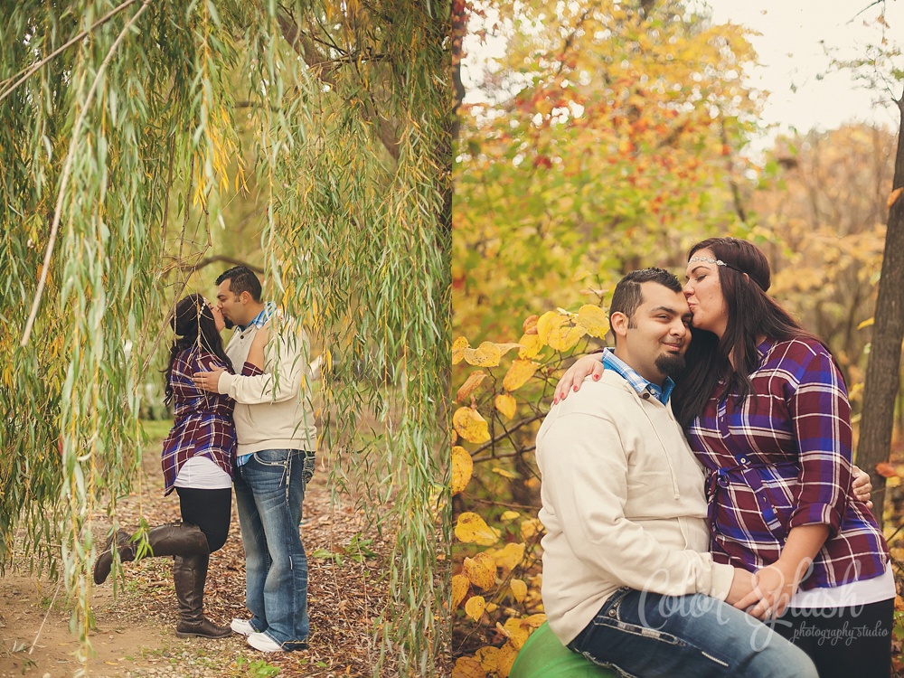 Color Splash Studio | Kalamazoo Fall Engagement Photos