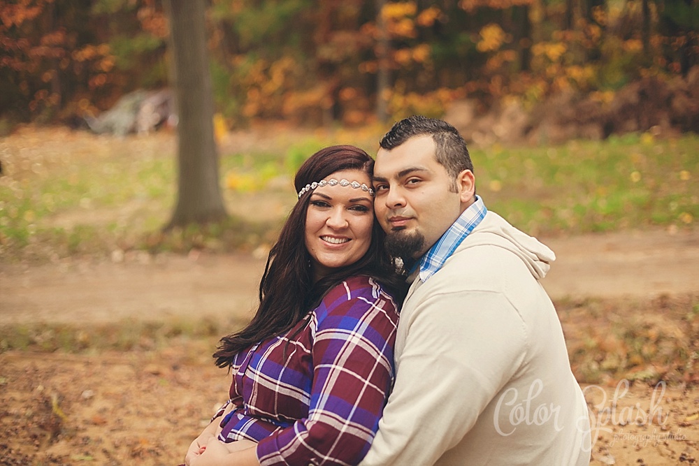 Color Splash Studio | Kalamazoo Fall Engagement Photos