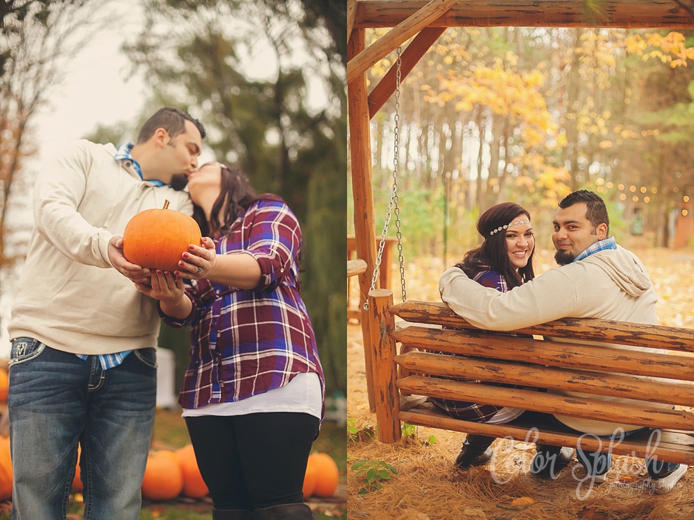 Color Splash Studio | Kalamazoo Fall Engagement Photos