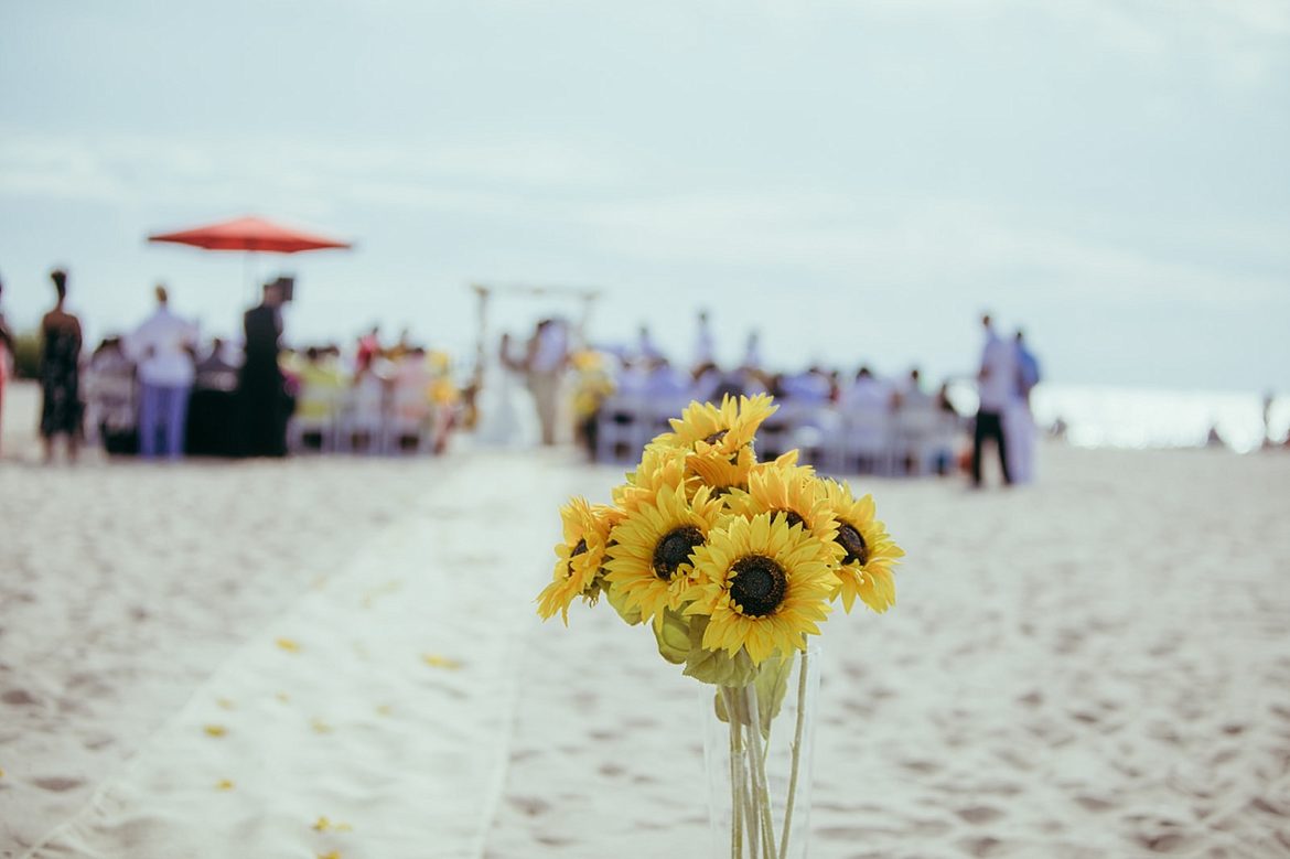 lake michigan beach wedding