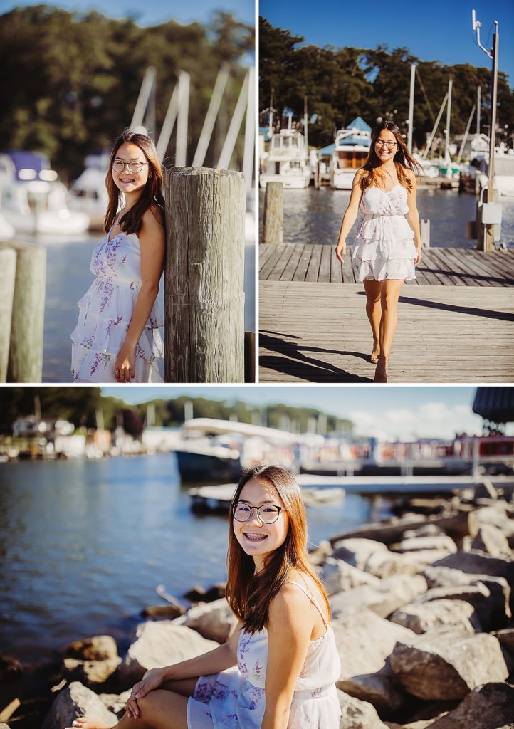 Lake Michigan senior portraits